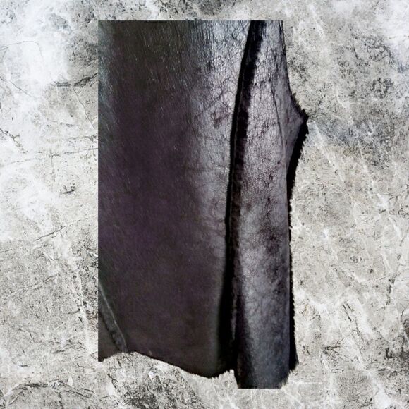 VEST MARC OF NEW YORK LEATHER/FAUX FUR Distressed ASYMMETRICAL ZIP XL - Picture 7 of 7